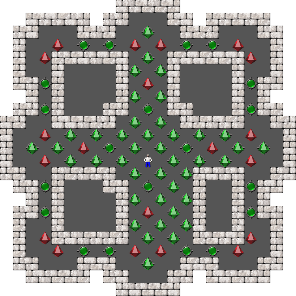 Sokoban David W. Skinner Arranged level 344